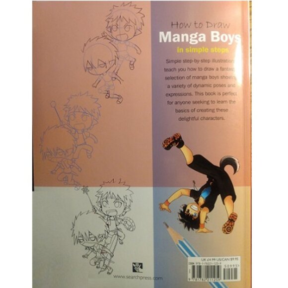 2 Books - How to Draw Manga "Chibis & Boys" In Simple Steps Books - Picture 13 of 13